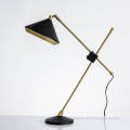 Black Iron Table Lamps Shade Angle Adjustable Bronze Table Lamp Supplier
